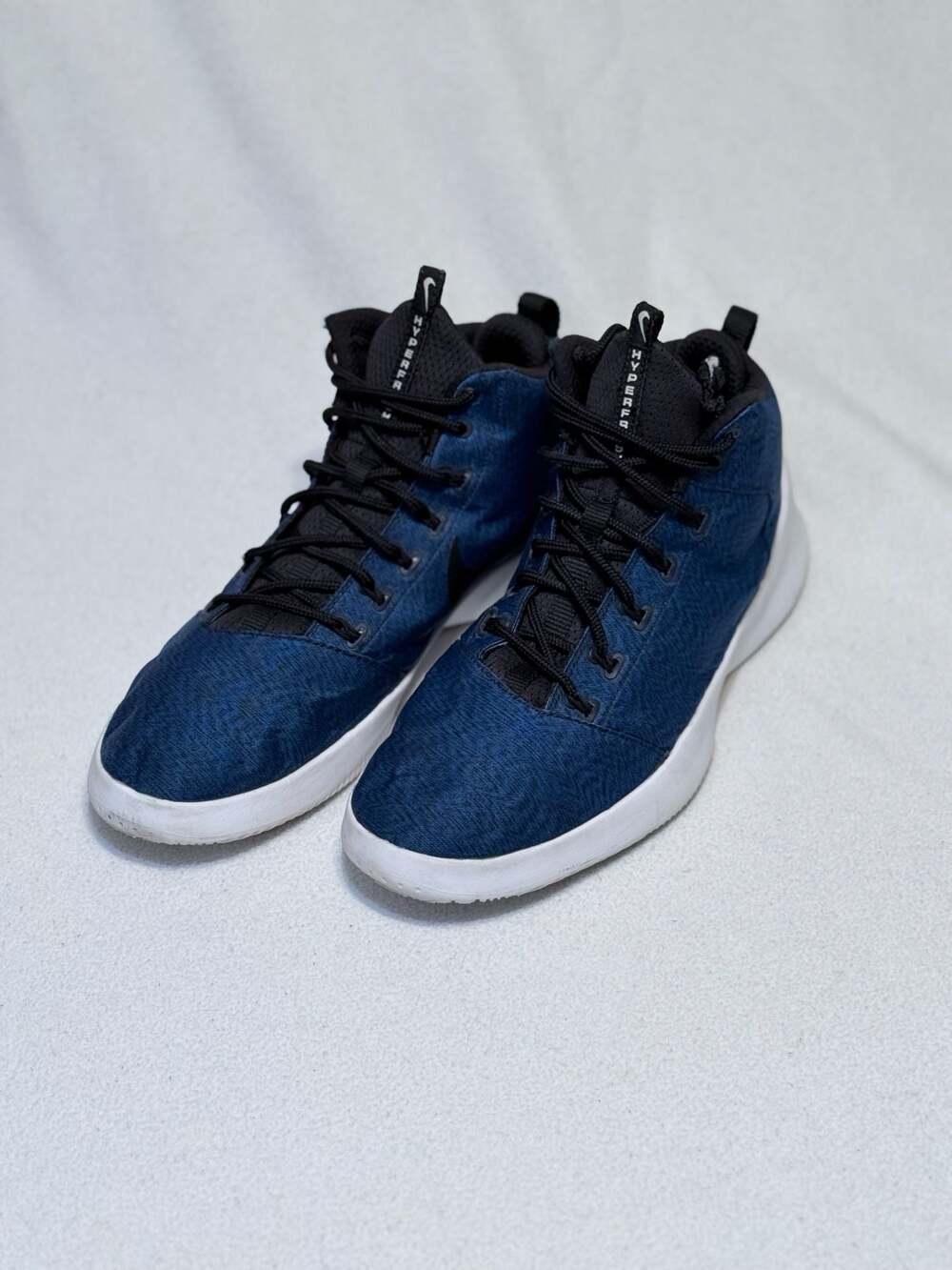 Nike Hyperfr3sh Mid Basketball Shoes Blue Black Size 11